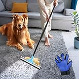 OKKÖBI Carpet Rake - Fellfeger Besen – Pet Hair Remover für Teppich &...
