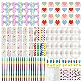 Schreibwarenset - Schulmaterial zum Schreiben, Briefpapier-Set mit...