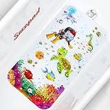 Secopad Antirutschmatte Badewanne Baby, 70x38 cm Badewannenmatte rutschfest...