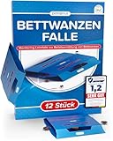 Bettwanzen-Falle [12 Stück] Bettwanzenfallen für die Befallsermittlung...