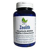 Zeolith Klinoptilolith MIKRON 180 Pulver Kapseln a 500 mg. Ohne...