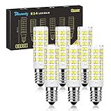E14 LED Birne 5W, Kaltweiß 6000K LED Lampe 550LM, Leuchtmittel E14 ersetzt...