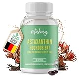 Vitabay Astaxanthin 12 mg Hochdosiert VEGAN - 90 Astaxanthin Softgel...