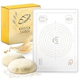 KRUSTENZAUBER Backmatte Silikon als Brot backen Zubehör - 50x70cm...