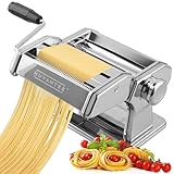 Nudelmaschine, manuelle Handpresse, verstellbare Dickeneinstellungen,...