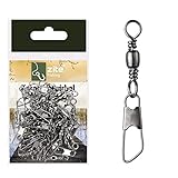 Zite Fishing Angelwirbel - Karabinerwirbel - 30 Stück Wirbel Angeln in...