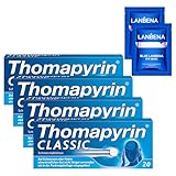 Thomapyrin CLASSIC Schmerztabletten - 3fach Power gegen Kopfschmerzen - 4 x...