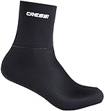 Cressi Black Neoprene (3 or 5mm) Socks Resilient - Neopren Tauchsocken...