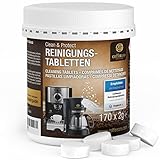 Coffeeano 170 Reinigungstabletten für Kaffeevollautomaten und...