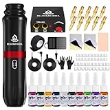 Blackbudda Tattoo Maschine Set, Rotary Tattoo Maschine Set für Profis mit...