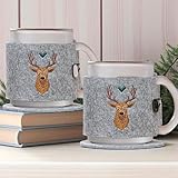 CULT at home Geschenkset - 2 große Weihnachtstassen Set Tassen Jumbo...