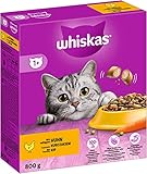 Whiskas Adult 1+ Trockenfutter Huhn, 5x800g (5 Packungen) -...
