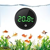 ORIA Aquarium Thermometer, LED Digital Temperaturmessgerät Aquarium (Grad...