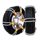 Stabile-Schneeketten Auto Anfahrhilfe Schnee Eis Reifen Spikes Schneekette...