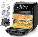 Arendo - Heißluftfritteuse XXL mit LED Touchscreen- 12 Liter - Grill -...