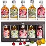 Gepp’s Feinkost Bio Essig und Öl Probier- & Geschenkset I 5 x 50ml...