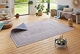 Hanse Home Flachgewebe Wendeteppich Frame für In- & Outdoor (100%...