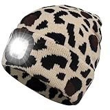 ZAPLIT LED Mütze mit Licht & Bewegungssensor - USB Wiederaufladbare Beanie...