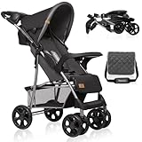 LIONELO Emma Plus Kinderwagen bis zu 15 kg, Kindersportwagen, leicht modern...