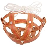 YARNOW Atmungsaktive Maulmaske aus Leder für Pferde und Rinder Mittlere...