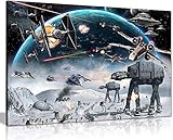 Star Wars Canvas Art Print Framed Picture Large 20x30 Inches A1 by Panther...