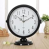 Kaminuhr, stumm, modern, doppelseitig, Wohnzimmer, kreatives sitzendes...