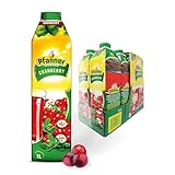 Pfanner Cranberry Fruchtgetränk (8 x 1 l) - 20 % Fruchtgehalt – Getränk...