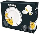 Pokemon Pikachu Frühstücksset (Schale, Tasse, Teller)