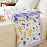 Highdi Tagesdecke Wohndecke, Gebrochene Blumen Mikrofaser Bettüberwurf de...