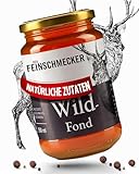 Der Feinschmecker 350ml Wildfond aus natürlichen Zutaten I Herzhafte Basis...