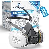 VEVOX® - Halbmasken Set mit Filtern ABEK1P2 - Atemschutzmaske - Gasmaske -...