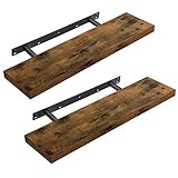 VASAGLE Wandregal, 2er Set, Schweberegal, Regalbrett, 20 x 80 x 3,8 cm,...