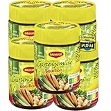 Bouillon Gartengemüse – 130 g – 5er Pack – Würfelbrühe für Suppen...