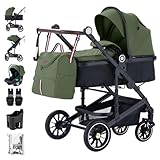 Daliya® NEOMOVE 3in1 Kinderwagen, Buggy & i-Size Babyschale | Alu-Rahmen |...
