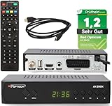 RED OPTICUM HD Sat Receiver für Satellitenschüssel mit Aufnahmefunktion...