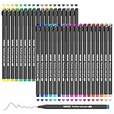 Koilox Fineliner Stifte Set, 36 color Spitze 0,4 mm Filzstift Stifte feiner...