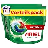 Ariel Waschmittel Pods All-in-1, Flüssigwaschmittel Kapseln 76...