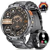 DREMAC Smartwatch Herren-1.85‘’ HD Großes Display/730 mAh Akku...