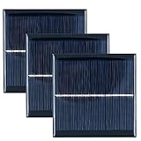 Packung mit 3 ZONADAH 1W 5.5V Mini-Sonnenkollektoren, Teigladegerät, DIY...