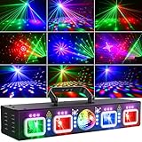 Ehaho Discolicht Partylicht L2500, Musikgesteuert DJ Disco Licht mit DMX...