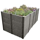 Wels® Raised Bed Hochbeet Pflanzbeet Frühbeet Gartenbeet Pflanzkübel...