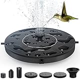 Solar Springbrunnen für außen, THEGUS Solarbrunnen für den Garten,...