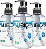 Lubido Original Gleitgel auf Wasserbasis ohne Parabene - 250ml (3er Pack)