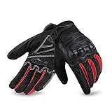 IRON JIA'S Motorradhandschuhe Herren Sommer Touchscreen weich atmungsaktiv...