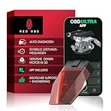 RED OBD Diagnosegerät Auto BLE+ mit OBD Ultra APP I Auto OBD2 EOBD Scanner...