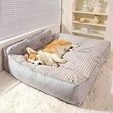 Hundebett Grosse Hunde Waschbar, Plüsch Hundekissen Flauschig, Hundecouch...