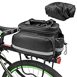HomePekite Fahrradtaschen für Gepäckträger, 10-27L Multifunktionale...