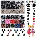 Weysoo Sicherheitsaugen für Häkeltiere, 690 Stück Amigurumi Augen und...