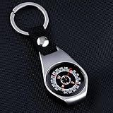 Kompass Wegweiser-Schlüsselanhänger aus Aluminium – Wasserdichter...