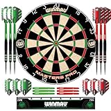 WINMAU Dartscheibe - Masters Pro Profi Dartscheibe Steeldart aus Sisal -...